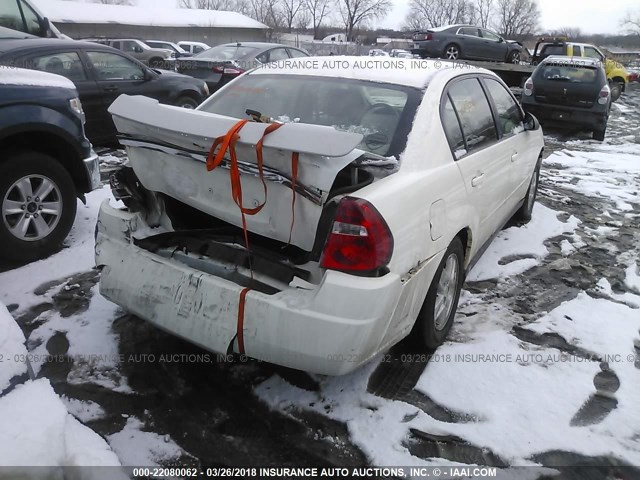 1G1ZT54805F216083 - 2005 CHEVROLET MALIBU LS 白色 照片 4