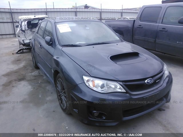 JF1GR7E6XEG207073 - 2014 SUBARU IMPREZA WRX GRAY photo 1