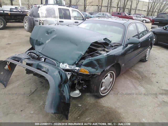 1G4HR54K9YU116797 - 2000 BUICK LESABRE LIMITED GREEN photo 2