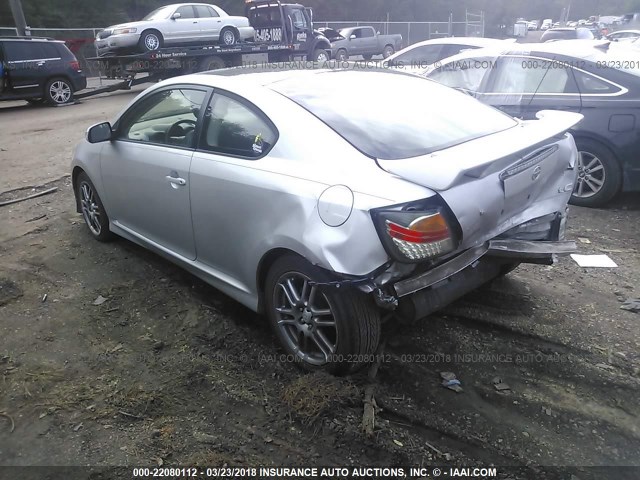 JTKDE177760120102 - 2006 TOYOTA SCION TC 银色 照片 3