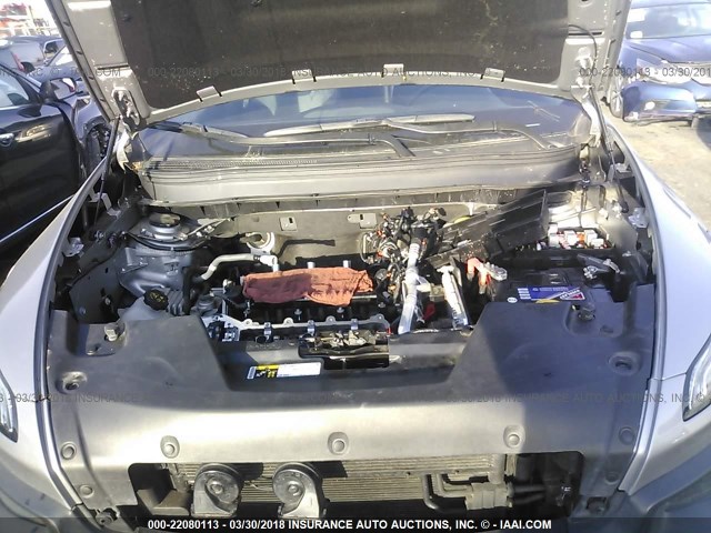 1C4PJMBS0HW521469 - 2017 JEEP CHEROKEE TRAILHAWK 银色 照片 10