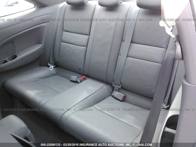 2HGFG12909H533693 - 2009 HONDA CIVIC EXL WHITE photo 8