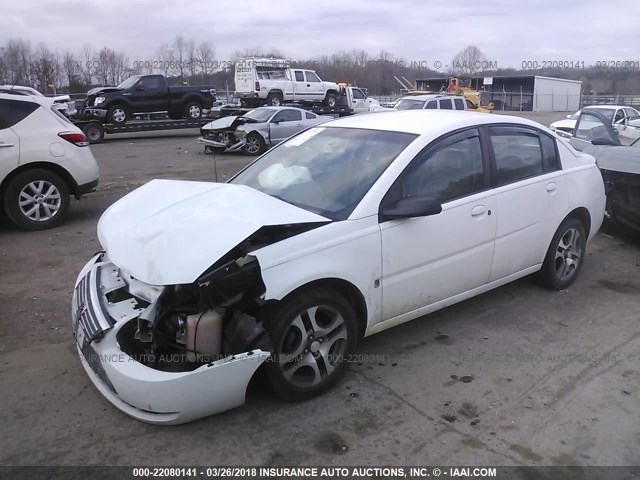 1G8AL52F55Z136339 - 2005 SATURN ION LEVEL 3 WHITE photo 2