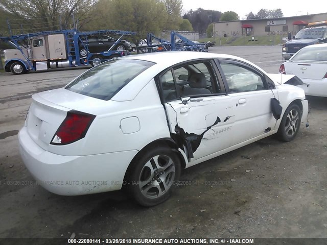 1G8AL52F55Z136339 - 2005 SATURN ION LEVEL 3 WHITE photo 4