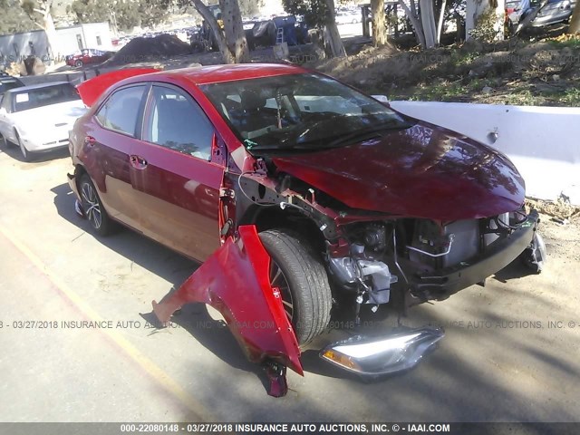 5YFBURHE6GP530992 - 2016 TOYOTA COROLLA L/LE/LE PLS/PRM/S/S PLS 红色 照片 1