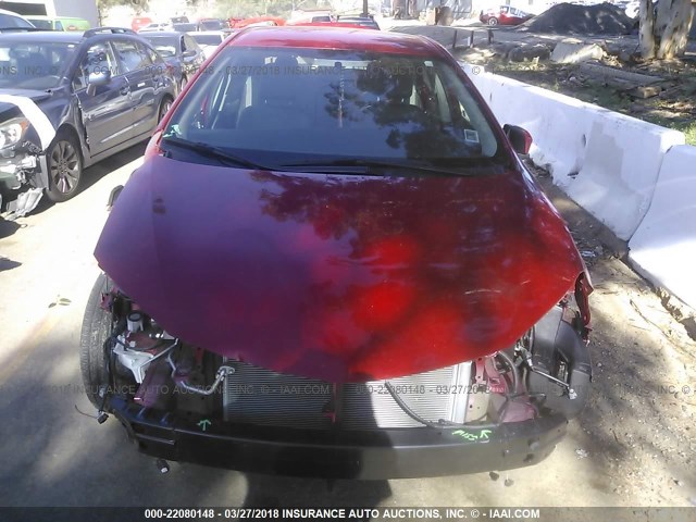 5YFBURHE6GP530992 - 2016 TOYOTA COROLLA L/LE/LE PLS/PRM/S/S PLS 红色 照片 6
