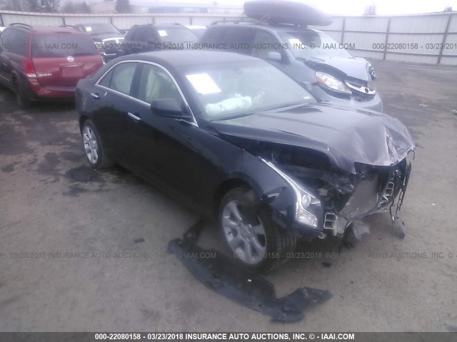 1G6AG5RX1E0164798 - 2014 CADILLAC ATS BLACK photo 1