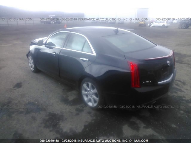 1G6AG5RX1E0164798 - 2014 CADILLAC ATS BLACK photo 3