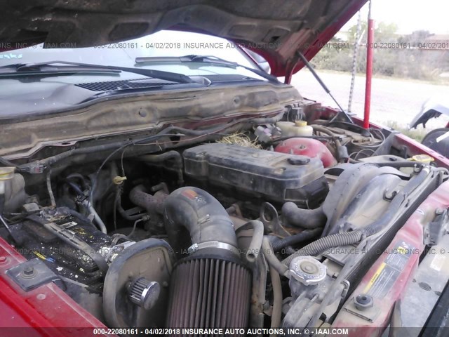 3D7KU28C54G202637 - 2004 DODGE RAM 2500 ST/SLT RED photo 10