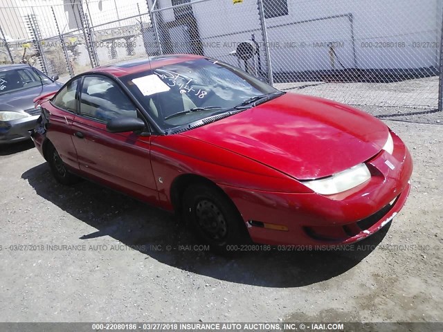 1G8ZP1289YZ189244 - 2000 SATURN SC1 RED photo 1