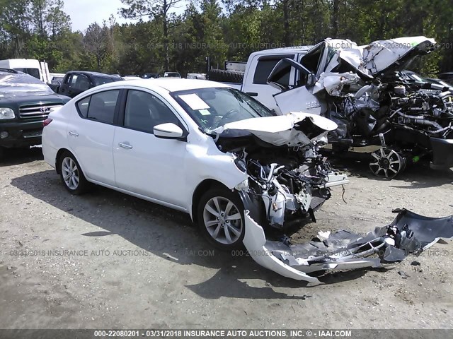 3N1CN7APXGL904733 - 2016 NISSAN VERSA S/S PLUS/SV/SL WHITE photo 1