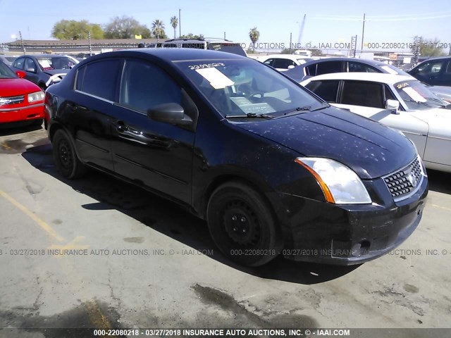 3N1AB61E98L685239 - 2008 NISSAN SENTRA 2.0/2.0S/2.0SL BLACK photo 1