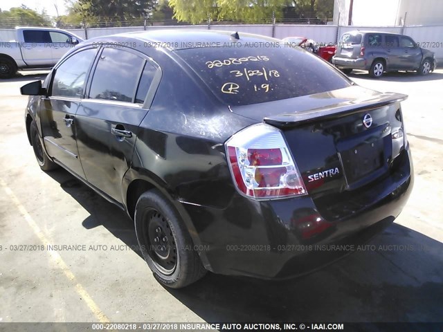 3N1AB61E98L685239 - 2008 NISSAN SENTRA 2.0/2.0S/2.0SL BLACK photo 3