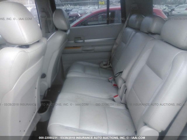 1A8HW58287F519656 - 2007 CHRYSLER ASPEN LIMITED BLACK photo 8