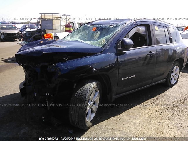 1C4NJDEB1ED846481 - 2014 JEEP COMPASS LATITUDE 蓝色 照片 2