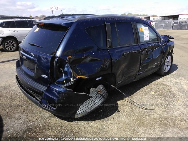 1C4NJDEB1ED846481 - 2014 JEEP COMPASS LATITUDE 蓝色 照片 4