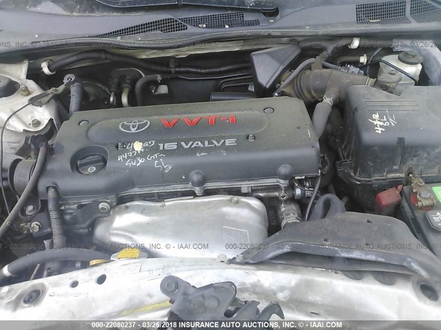 4T1BE32K66U651012 - 2006 TOYOTA CAMRY LE/XLE/SE WHITE photo 10