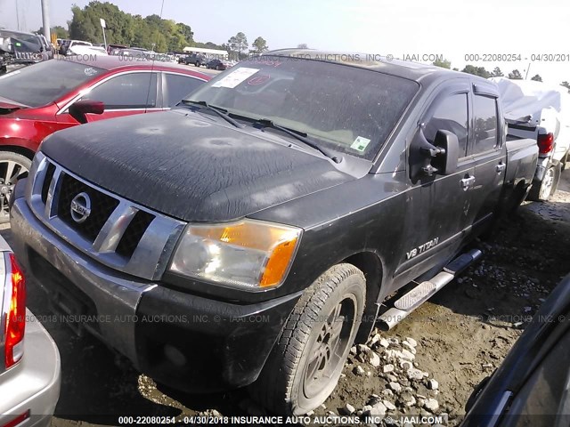 1N6BA07D68N345625 - 2008 NISSAN TITAN XE/SE/LE GREEN photo 2