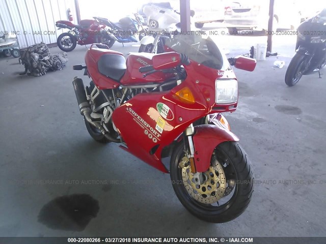 ZDM1LC4M4PB007241 - 1993 DUCATI 900 SS/SL RED photo 1