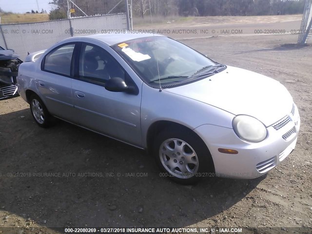 1B3ES56CX3D171447 - 2003 DODGE NEON SXT SILVER photo 1