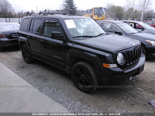 1C4NJPFB9DD205545 - 2013 JEEP PATRIOT LATITUDE BLACK photo 1