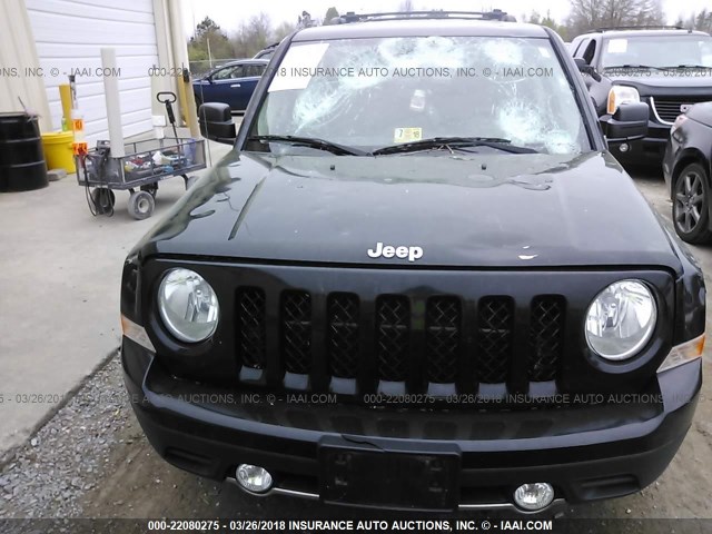 1C4NJPFB9DD205545 - 2013 JEEP PATRIOT LATITUDE BLACK photo 6