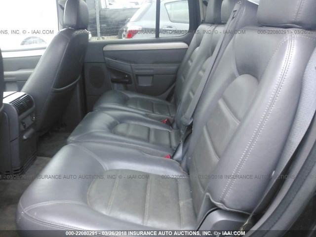 1FMZU63K53UB24446 - 2003 FORD EXPLORER XLT/XLT SPORT/NBX BLACK photo 8