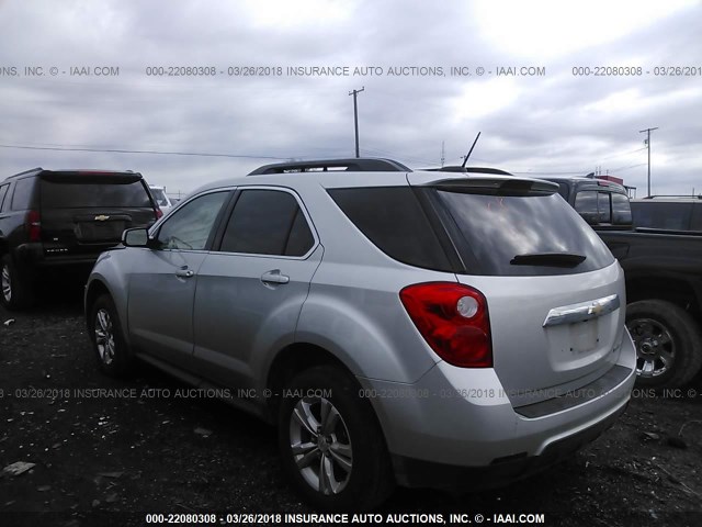 1GNALBEKXFZ109305 - 2015 CHEVROLET EQUINOX LT SILVER photo 3