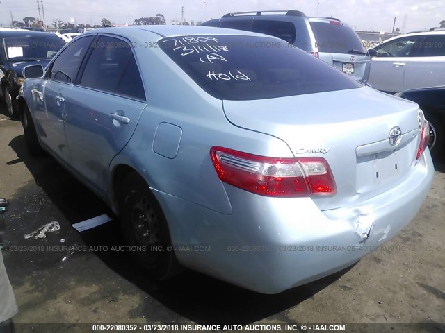 4T1BE46K39U855741 - 2009 TOYOTA CAMRY SE/LE/XLE Light Blue photo 3