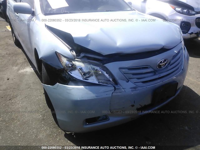 4T1BE46K39U855741 - 2009 TOYOTA CAMRY SE/LE/XLE Light Blue photo 6