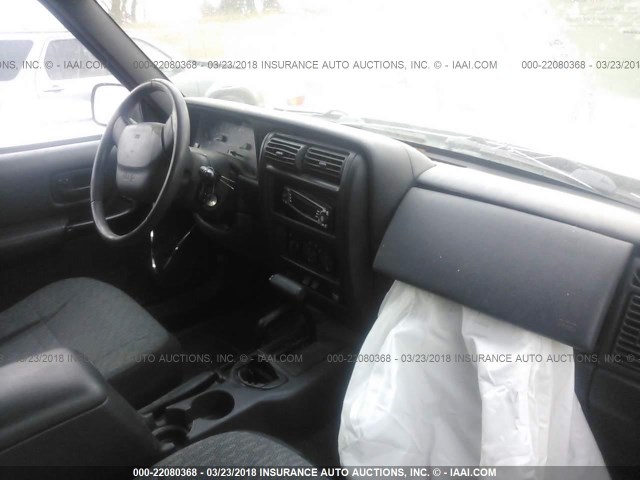 1J4FF68S1XL582467 - 1999 JEEP CHEROKEE SPORT/CLASSIC მწვანე ფოტო 5