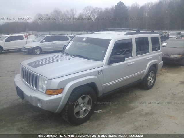 1J4RG4GK4AC128172 - 2010 JEEP COMMANDER SPORT SILVER photo 2