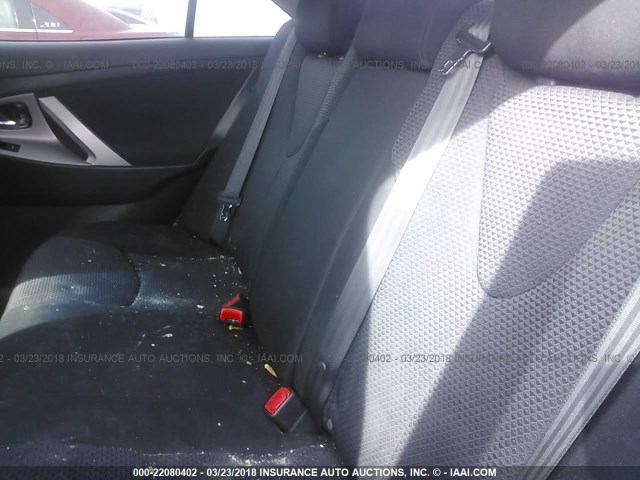 4T1BF3EK7AU518809 - 2010 TOYOTA CAMRY SE/LE/XLE BLACK photo 8