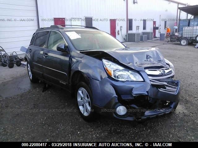 4S4BRCGCXD3224389 - 2013 SUBARU OUTBACK 2.5I PREMIUM BLUE photo 1