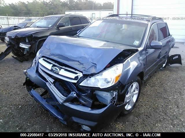 4S4BRCGCXD3224389 - 2013 SUBARU OUTBACK 2.5I PREMIUM BLUE photo 6