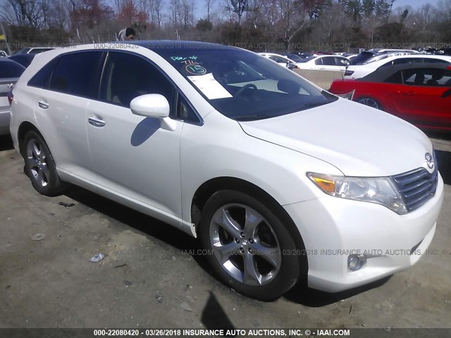 4T3ZK11AX9U014043 - 2009 TOYOTA VENZA WHITE photo 1