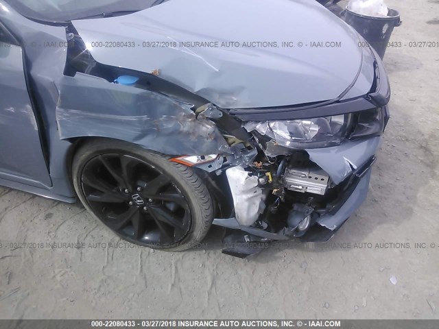 SHHFK7H48HU402848 - 2017 HONDA CIVIC SPORT Niebieski zdjęcie 6