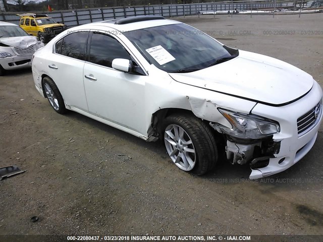 1N4AA5AP3BC832188 - 2011 NISSAN MAXIMA S/SV WHITE photo 6