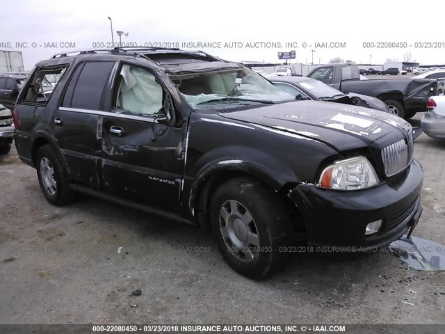 5LMFU27575LJ17519 - 2005 LINCOLN NAVIGATOR BLACK photo 1