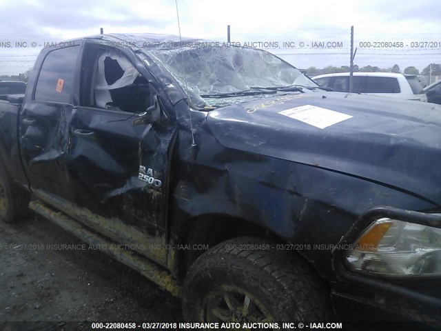 3C6UR5CL3FG510512 - 2015 RAM 2500 ST BLACK photo 6