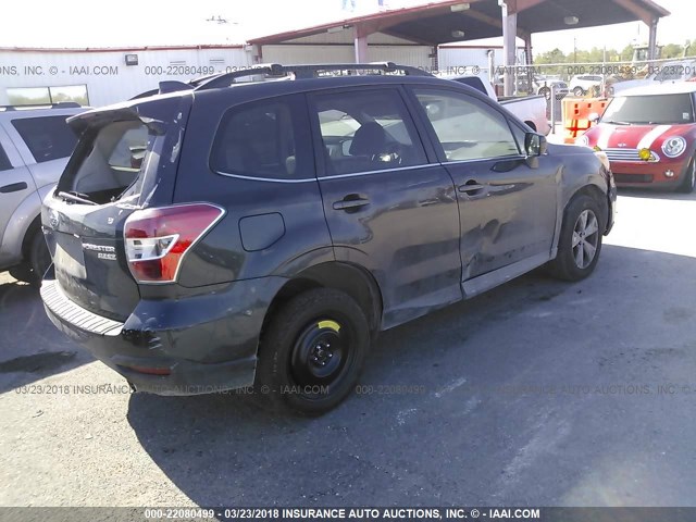 JF2SJAHC9GH491370 - 2016 SUBARU FORESTER 2.5I LIMITED BLACK photo 4