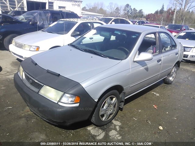 3N1AB41D7WL065529 - 1998 NISSAN SENTRA XE/GXE GRAY photo 2