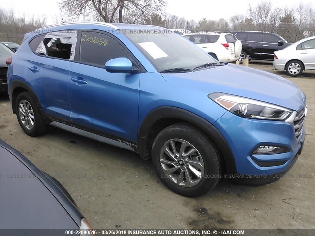 KM8J3CA49HU469750 - 2017 HYUNDAI TUCSON LIMITED/SPORT AND ECO/SE BLUE photo 1