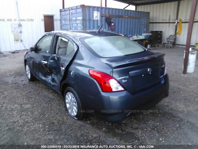 3N1CN7AP4GL803073 - 2016 NISSAN VERSA S/S PLUS/SV/SL BLUE photo 3