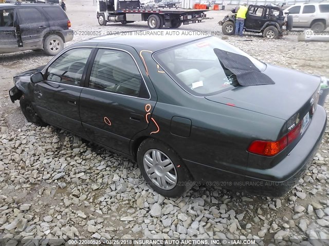 4T1BF22KX1U121755 - 2001 TOYOTA CAMRY LE/XLE GREEN photo 3