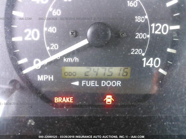 4T1BF22KX1U121755 - 2001 TOYOTA CAMRY LE/XLE GREEN photo 7