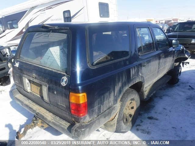 JT3RN37W6P0012334 - 1993 TOYOTA 4RUNNER RN37 BLUE photo 4