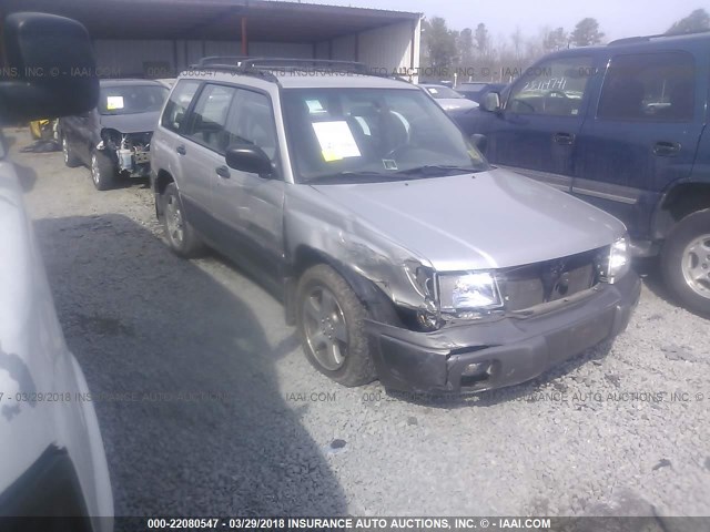 JF1SF6555YH704213 - 2000 SUBARU FORESTER S 银色 照片 1
