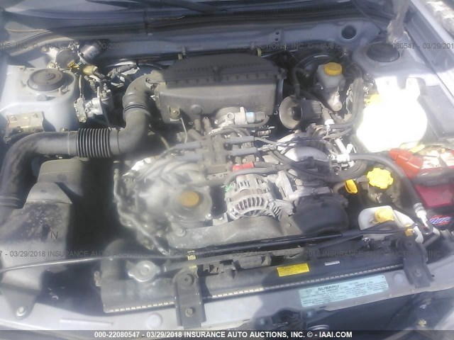 JF1SF6555YH704213 - 2000 SUBARU FORESTER S 银色 照片 10