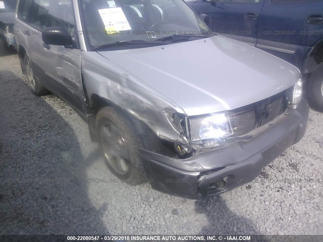 JF1SF6555YH704213 - 2000 SUBARU FORESTER S 银色 照片 6
